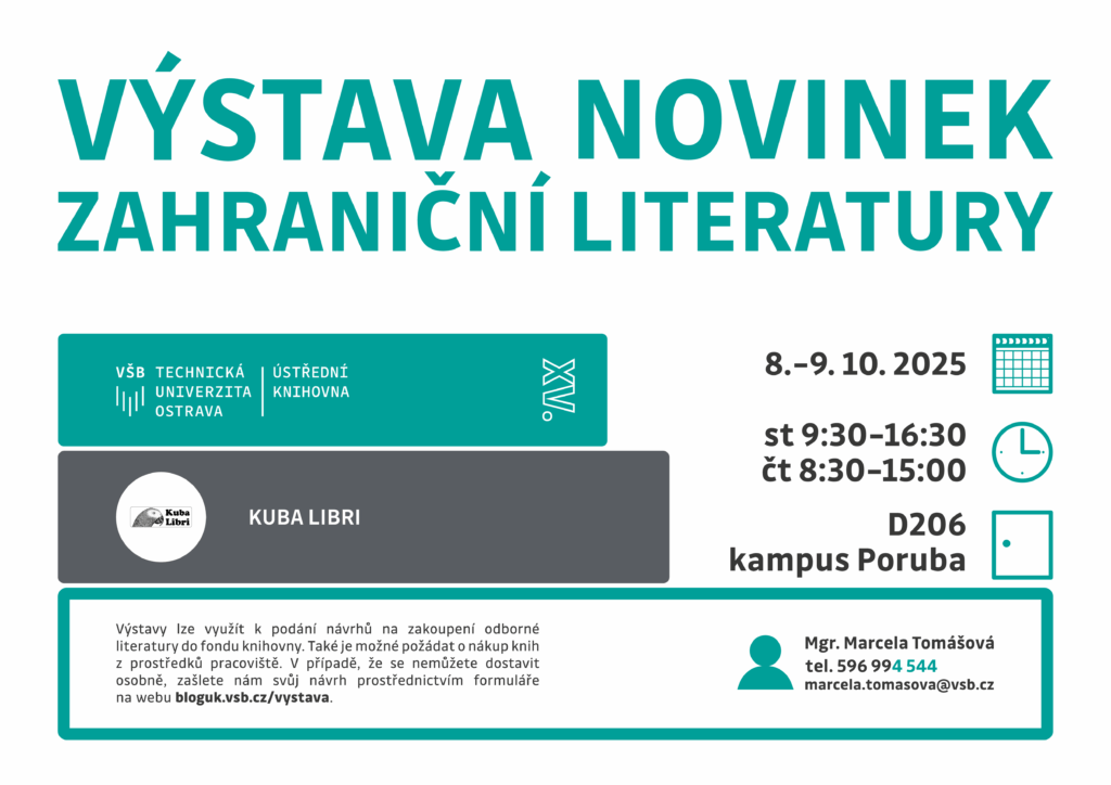 pozvánka na XV. výstavu novinek zahraniční literatury